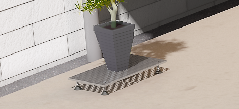 Приступок решетчатый