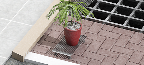 Приступок решетчатый