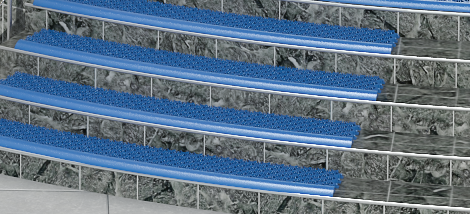 Противоскольщие решения для ступеней