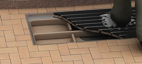 Поддоны для сбора грязи