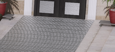 Покрытия для задержания мелкой грязи (тамбурные покрытия, 2-я степень очистки)