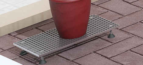 Приступок решетчатый