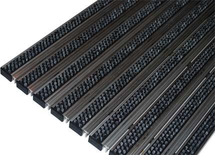 Придверная решетка с чистящей вставкой Антрацит Придверная решетка с чистящей вставкой Антрацит